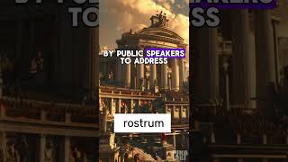 What's a rostrum? It's a platform for speakers! 🎤📚 #LearnWithMe #WordOfTheDay #Education #Vocabulary