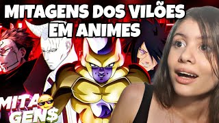 REACT - AS INCRÍVEIS MITAGENS DOS VILÕES DOS ANIMES 😡| ‹Mazinho› - Lehh Cruz