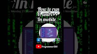 c language coding with mobile #shorts #shortsfeed #coding #youtubeshorts #short #shortvideo #cpp