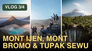 On gravit le volcan en activité de Java 🔥 - Mont Ijen, Mont Bromo et Tupak Sewu en famille