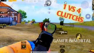 1 VS 4 CLUTCH                     #SHORTS# PUBGSHORTS#SHORTS IDEO#GAMERIMMORTAL#TRENDINGSHORTS#PUBG