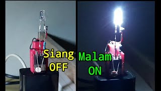 cara buat lampu tidur otomatis on/off