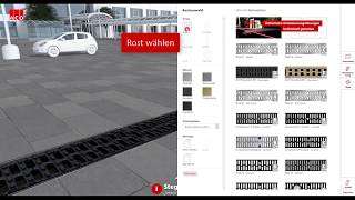 ACO Drain Design Rostkonfigurator
