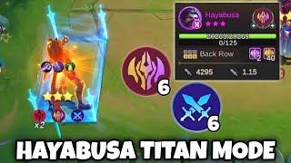 TITAN MODE 4K+ DAMAGE !! IMMORTAL HAYABUSA FULL STACKS !! MAGIC CHESS MOBILE LEGENDS