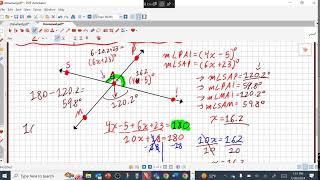 Math 7  Honors: Variables in Angles Practice!