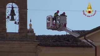 San Severino Marche. Intervento vvf Pinacoteca comunale