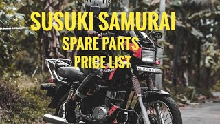 susuki samurai spare parts price list 2021 #ontrending