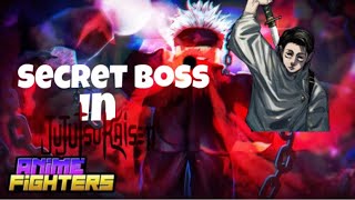 How to find the secret boss in Curse high  :Anime fighters