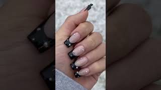 black nails inspo #fashion #pinterest #inspiration #instagram #nails #nailideas #summer