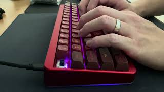 Light Tactile Switch Typing ASMR