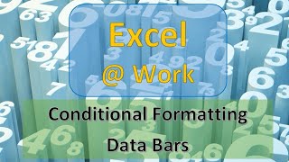 Conditional Formatting 2 - Data Bars | Excel Tips & Tricks | Excel @ Work | The S.I.L.K Route