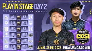 Play-in Stage Day 2 | CDSI 2023 | Garena Call of Duty®: Mobile