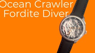 Ocean Crawler Fordite Diver A Watch Made Out Of Recycled Paint !