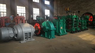 Horizontal rolling mill for small plant