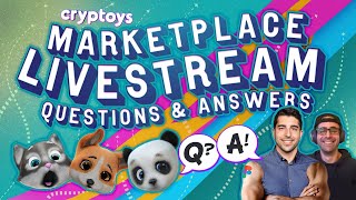 Cryptoys Marketplace Livestream Q&A