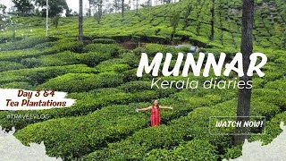 Munnar ke Tea Gardens me full fun 😁 | Kerala diaries | Aleppey to Munnar beautiful journey