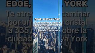 🇺🇸NO HAGAS ESTO SI TIENES VÉRTIGO 😰 cámara al suelo, vista al frente 🤣 #edge #newyork #short #shorts