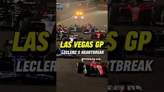 how did Leclerc lose the Las Vegas GP win?