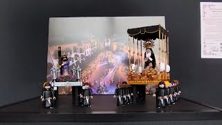 COFRADÍA DE LA PURÍSIMA SANGRE DE  JESUCRISTO - SAGUNT MAJORALIA 2025   PLAYMOBIL COFRADE.-LMDLF.MAB