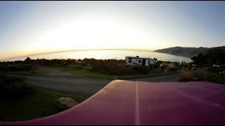 360 Degree Video - California State Route 1 Time Lapse Sunset