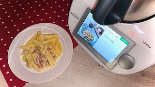 Penne risottate con funghi e speck con bimby