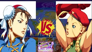 Super Street Fighter II X - grand master challenge yellow punch vs Crawling Chaos.