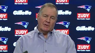 Belichick says that Patriots' staff sometimes conducts a mock draft | Apr 13, 2018