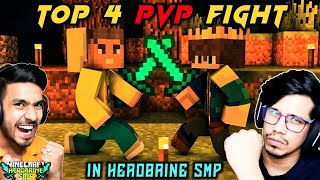 Top 4 PvP Fight in Herobrine Smp || PvP Fight