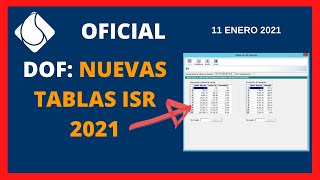 OFICIAL ✅ Nuevas TABLAS ISR 2021 - Como actualizar las tablas de ISR 2021 en CONTPAQi Nóminas