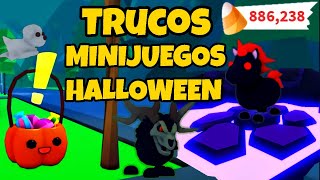 TRUCOS de MINIJUEGOS HALLOWEEN 2023🎃 Adopt Me Roblox