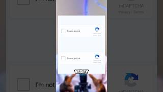 I'm not a ROBOT ❓ #captcha #recaptcha #cybersecurity #hacker #tech #techtips