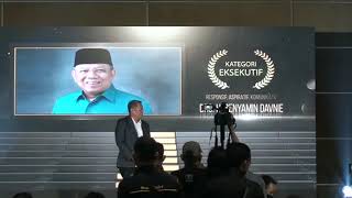 Benyamin Davnie Walikota Tangsel Mendapatkan Penghargaan PWI Tangsel Award 2022