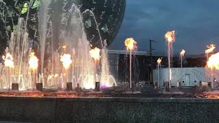 factory for Fire and Water Fountain Show at Astana World EXPO 2017