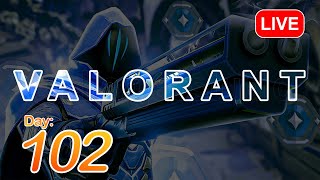 Day 102 | RANK UP FAST in Valorant | Grinding to Immortal | LIVE | Gaming | Competitive | Arcane