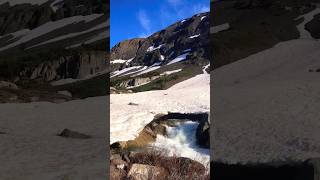 Ever seen a melting glacier ?!! #mountains #roadtrip #nature  #california #travelblogger #glacier