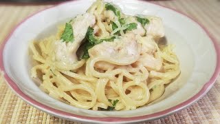 Chicken Alfredo pasta| super creamy #shorts