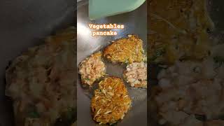 Vegetables pancake #shortsvideo vegetarian #food