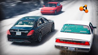 КАК ОБГОНЯТЬ НА ЭТОЙ СКОЛЬЗКОЙ ТРАССЕ в BeamNG.drive | DESTIMAGE