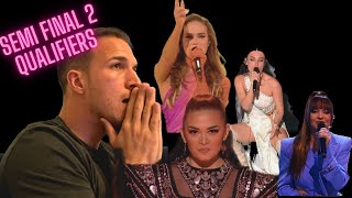 Semi Final 2 QUALIFIERS (Eurovision 2023) LIVE REACTION