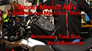 Budget Minded ADV Moto Camping, The Tank Bag