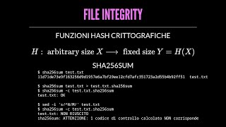 Integrità dei file (ft. sha256sum)