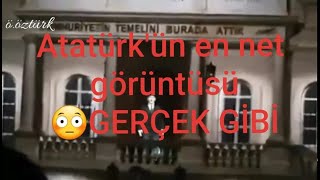 Atatürk'ün hologram mapping görüntü ve kendi sesinden konuşması #cumhuriyet'in kuruluşu