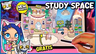 🎨 Cómo Decorar un ÁREA DE ESTUDIO AESTHETIC GRATIS en Avatar World | Ideas de decoración🌟✨Lilicat