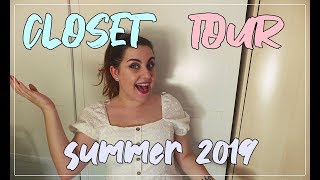 CLOSET TOUR [SUMMER 2019]