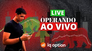 IQ OPTION e QUOTEX - OPERANDO com INSCRITOS