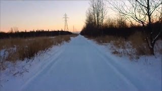 A COLD WALK TO A CREEK