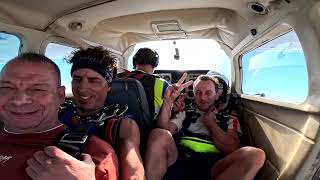 Ronald First Skydive! Tandem Jump from 10000 feet at iJump Gran Canaria