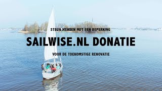 SAILWISE.NL | STEUN MENSEN MET EEN BEPERKING | DONATIE VOOR DE RENOVATIE MET FUNDA MÜJDE