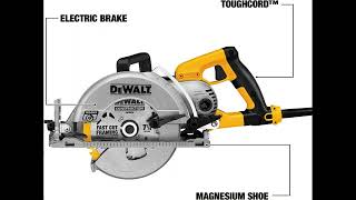 DEWALT 7-1/4-Inch Circular Saw, 15-Amp, Worm Drive, Corded (DWS535B)