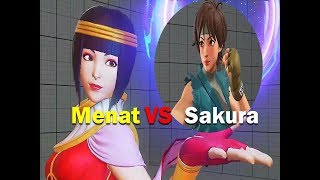 SFVAE Nauman Sakura vs Goddess Menat - Goddess of Street Fighters